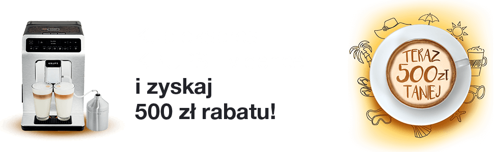 Kup Krups Evidence i zyskaj 500 zł rabatu!